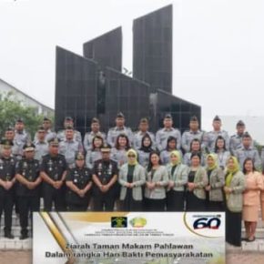 Sambut Peringatan HBP ke 60 Lapas Tebing Tinggi Ziarah di Makam Pahlawan