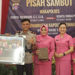 Polres Gunung Mas Gelar Acara Kenal Pamit Wakapolres dan Kapolsek Tewah