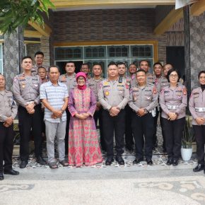 Dirlantas Silaturahmi Serta Berikan Motivasi dan Doa Terbaik Kepada Personelnya Yang Sudah Purna Tugas