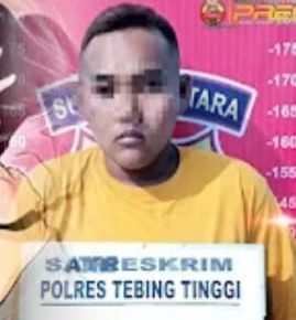Nekad Cabuli Anak di Bawah Umur , Pria pengangguran di Tangkap Sat Reskrim Polres Tebing Tinggi  