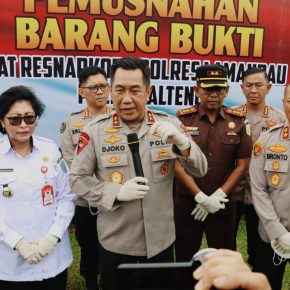 Kapolda Kalteng Ajak Masyarakat Cegah Peredaran Narkoba di Bumi Tambun Bungai