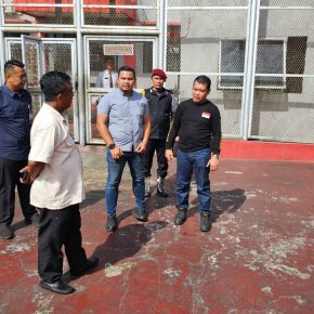 Kepala Kanwil Kemenkumham Sumut Kunjungan Kerja ke Lapas kelas ll A-Pancur Batu memastikan bahwa Pengawasan terhadap Lapas tetap berjalan Optimal keamanan dan Ketertiban