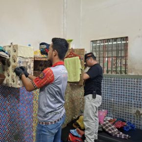 Jaga Keamanan dan Ketertiban, Lapas Pancur Batu Laksanakan Penggeledahan Rutin Kamar Hunian WBP