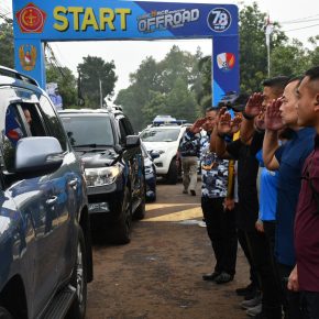 Danlanal Cirebon Dampingi Wakasal Dalam Acara Air Force Adventure Off Road 2024