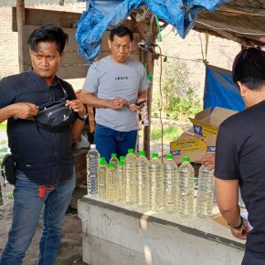 Operasi Pekat Satresnarkoba Polresta Cirebon Sita Puluhan Botol Miras