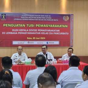Kadivpas Berikat Penguatan Tupoksi Kepada Jajaran Lapas Pancur Batu