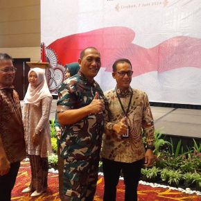 Dandim 0614/Kota Cirebon Hadiri Pengukuhan Ketua OJK Cirebon.