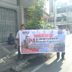 PUI dan Paskas Tebing Tinggi Adakan Galangan Donasi Palestina