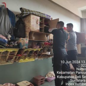 Pastikan Lapas Bebas Halinar, Lapas Pancur Batu Kanwil Kemenkumham Sumut Razia Mendadak Kamar Hunian WBP