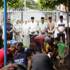 Bersama Pj. Walikota, Lapas Tebing Tinggi Gelar Pemotongan Hewan Kurban.