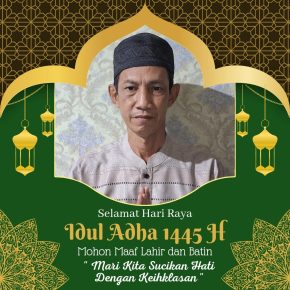 Ucapan Selamat Hari Raya Idul Adha dari Bapak Agoes Permana, UPI BBWS Ciliwung Cisadane