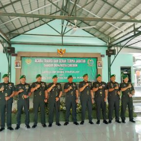 Danrem 063/Sunan Gunungjati Pimpin Sertijab Dandim 0614/Kota Cirebon