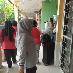Masa pengenalan Sekolah SMP negeri 6 Pabatu Adakan MPLS