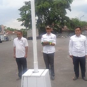 Sambut HUT Kabupaten Tasikmalaya ke 392 Kepala Desa se Kecamatan Rajapolah,Gelar Latihan Upacara Bendera.