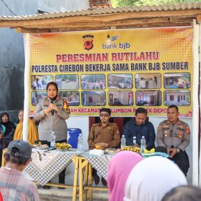 Kapolresta Cirebon Resmikan Rumah Program Bantuan Rumah Tidak Layak Huni