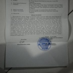 Pelaku Penganiayaan Anak di Bawah Umur Resmi Dilaporkan ke Pihak Berwajib