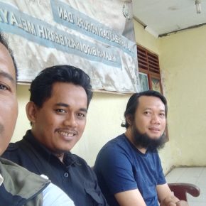 Silaturahmi Media Center Community bhayangkaranews24.id dan mataelang24.com dengan Polsek Kronjo
