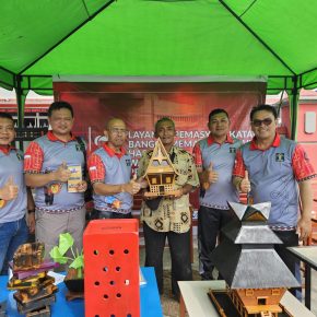 Semarakkan Hari Pengayoman ke – 79, Lapas Kelas IIA Pancur Batu Kanwil Kemenkumham Sumut Pamerkan Berbagai Hasil Karya Warga Binaan
