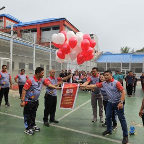 Meriahkan Hari Pengayoman ke – 79, Lapas Kelas IIA Pancur Batu Kanwil Kemenkumham Sumut Gelar Upacara Pembukaan Pekan Olahraga