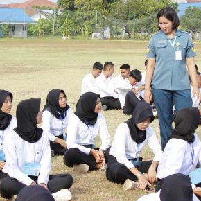 Danlanal Cirebon Pimpin Penandatanganan Pakta Integritas Penerimaan Caba PK Pria/Wanita dan Cata TNI AL Gel II TA. 2024.