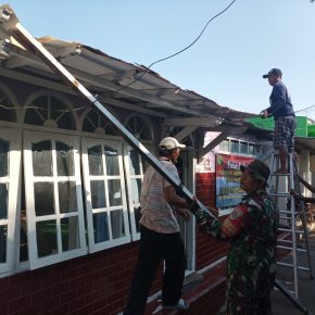 Kodim 0614/Kota Cirebon Garap 2 (dua) Rutilahu Milik Veteran dan Warakawuri, Dalam Rangka Peringatah HUT RI Ke-79 Tahun 2024