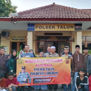 Polsek Talun Lakukan Pembinaan Kepada Pelajar Yang Diduga Akan Terlibat Tawuran