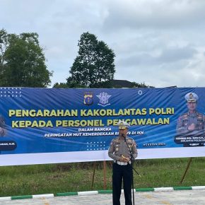 Jelang HUT RI ke-79 di IKN. Personel BKO Ditlantas Polda Kalteng Ikuti Apel Kesiapan Personel dan Kendaraan Lalu Lintas