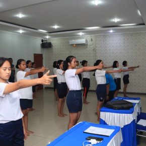 Calon Prajurit Jalasena Sub Panda Lanal Cirebon Laksanakan Tes Kesamaptaan Jasmani.