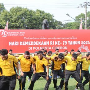 Semarakkan Hari Kemerdekaan RI, Polresta Cirebon Gelar Berbagai Perlombaan