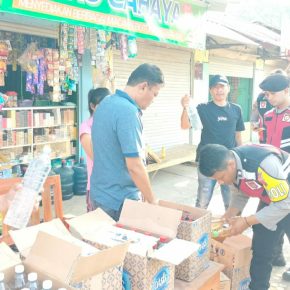 Polresta Cirebon Gelar Razia Miras, Ratusan Botol Miras Diamankan
