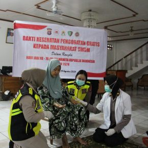 HUT Polwan ke-75, Srikandi Rumkit Bhayangkara Polda Kalteng Gelar Bakti Sosial Dan Bakti Kesehatan