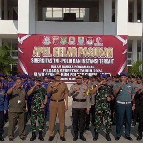 Dandim 0614/Kota Cirebon Hadiri Apel Gelar Pasukan Ops “MANTAP PRAJA SUNYARAGI-2024” Dalam Rangka Pengamanan Pilkada Serentak tahun 2024