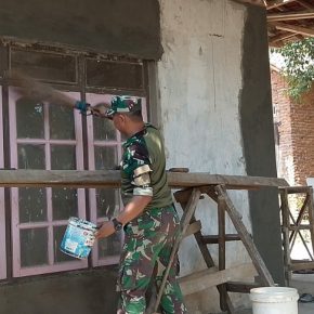 Madrahim Terima Kasih kepada Kuwu Desa Kubang dan Dandim 0620/Kabupaten Cirebon Atas Bantuan Rutilahu