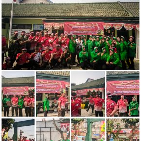 Senam Bersama dan Perlombaan Semarakkan HUT RI Ke-79: Tradisi Korps Keluarga Besar Koramil 09 Mauk Persit KCK Ranting 10 Cabang XXIV