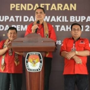 Kusnadi B Halijam Berpasangan Dengan Daldin Siap Bersaing Dengan Petahanan di Pilkada Gumas.