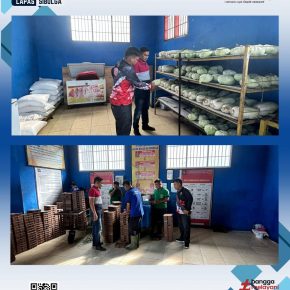 Kontrol Dapur Rutin Dilaksanakan, Lapas Kelas IIA Sibolga Pastikan Makan Dan Minum Warga Binaan Terpenuhi
