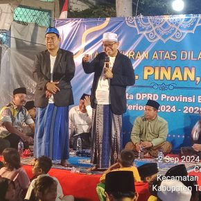 Tasyakuran Atas Di Lantiknya Bapak Pinan S.H Sebagai Anggota Dewan Perwakilan Rakyat Daerah Provinsi Banten (DPRD RI) 