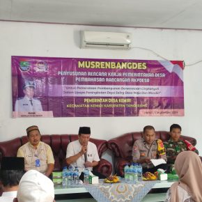 Pemerintah Desa Kemiri Adakan Musrenbangdes RKPDes Tahun 2025 Canangkan, Pemerataan Pembangunan Desa