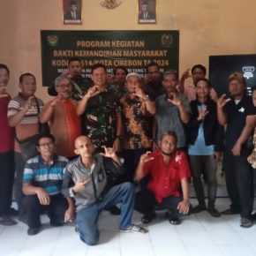 Wujud Peduli TNI AD Kepada Rakyat, Kodim 0614/Kota Cirebon Gelar Kegiatan Bakti Mandiri Masyarakat