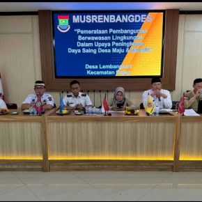 Musrembangdes ; Membangun Masa Depan yang Berkelanjutan yang Dihadiri Camat Oman Apriaman S.K.M S.I.P diDesa Lembang Sari