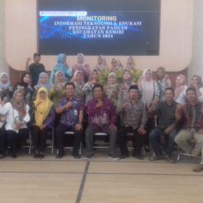 Monitoring Informasi Teknologi dan Edukasi Peningkatan Pangan Kecamatan Kemiri Tahun 2024
