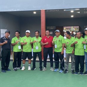 Wujud Sinergitas, Kapolda Kalteng Hadiri Penutupan Kejuaraan Tenis Lapangan Piala Panglima TNI wilayah Kalteng – Kalbar
