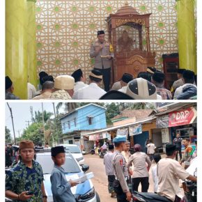 Dalam Rangka Jumling Kapolda Banten Kunjungi Mesjid Al-Innayah Di Kecamatan Kemiri.