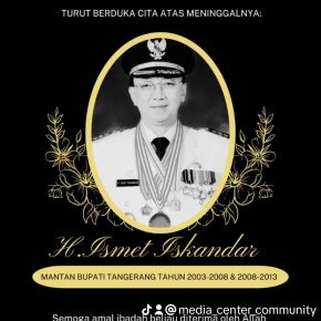 Media Center Community Kecamatan Kemiri Turut Berduka Cita atas Wafatnya Bapak Pembangunan Tangerang, Drs. H. Daan Ismet Iskandar, SE