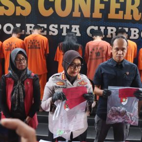 Polresta Cirebon Amankan Pelaku Pembunuhan Anak Kandung