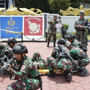 Lanal Cirebon Laksanakan Uji Terampil Glagaspur Tingkat P1 dan P2 TA. 2024