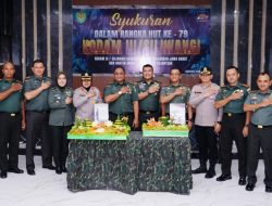 Dandim 0614/Kota Cirebon Hadiri Kegiatan Syukuran Peringatan HUT Ke-79 Kodam III/ Siliwangi 