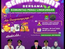 GEBYAR SENAM SEHAT DI KEMIRI: KOMUNITAS PEDULI LINGKUNGAN MERIAHKAN PERINGATAN HARI LAHIR PANCASILA