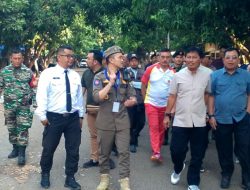Babinsa dan Bhabinkamtibmas Bersinergi Lakukan Monitoring, Penataan dan Pemberdayaan PKL di Kawasan Stadion Bima.