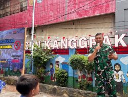 Babinsa Harjamukti Sosialisasikan Bahaya Narkoba Sejak Dini kepada Siswa SD Kanggraksan